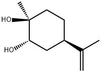 (+)-(1S,2S,4R)-Limonene  glycol,  (+)-1-Hydroxyneodihydrocarveol,  (1S,2S,4R)-(+)-p-Menth-8-en-1,2-diol,  (1S,2S,4R)-(+)-4-Isopropenyl-1-methylcyclohexan-1,2-diol,  (1S,2S,4R)-8-p-Menth-8-ene-1,2-diol Structure