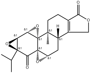 雷公藤内酯酮 结构式