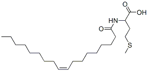 (Z)-N-(1-oxooctadec-9-en-1-yl)-DL-methionine Structure