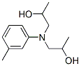 1,1'-[(3-メチルフェニル)イミノ]ビス(2-プロパノール) 化学構造式