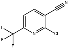 2-クロロ-6-トリフルオロメチルニコチノニトリル 化学構造式