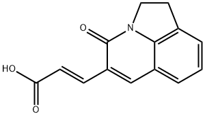 (2E)-3-(4-OXO-1,2-DIHYDRO-4H-PYRROLO[3,2,1-IJ]QUINOLIN-5-YL)ACRYLICACID
,386715-45-3,结构式