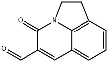 4-氧代-1,2-二氢-4H-吡咯并[3,2,1-IJ]喹啉-5-甲醛,386715-47-5,结构式