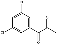 1-(3,5-DICHLOROPHENYL)PROPANE-1,2-DIONE
 Struktur