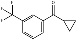 CYCLOPROPYL 3-TRIFLUOROMETHYLPHENYL KETONE Structure