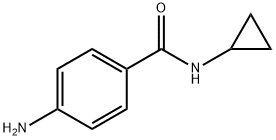 4-アミノ-N-シクロプロピルベンズアミド 化学構造式