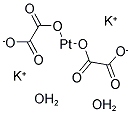 双(草酸根)铂(II)酸钾,38685-12-0,结构式