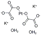 POTASSIUM BIS(OXALATO)PLATINATE DIHYDRATE Structure