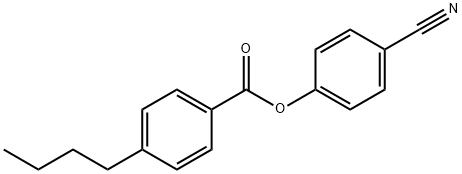 4-丁基苯甲酸-4-氰基苯酯,38690-77-6,结构式