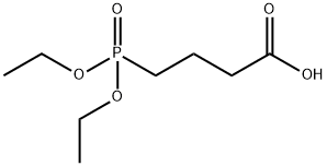 4-(ジエトキシホスフィニル)酪酸 化学構造式