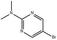 5-ブロモ-2-(ジメチルアミノ)ピリミジン 臭化物 化学構造式