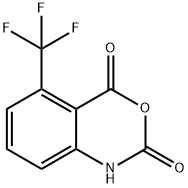 5-(Trifluoromethyl)-2H-3,1-benzoxazine-2,4(1H)-dione, 5-(Trifluoromethyl)-1H-benzo[d][1,3]oxazine-2,4-dione Struktur