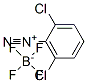 2,6-dichlorobenzenediazonium tetrafluoroborate Struktur