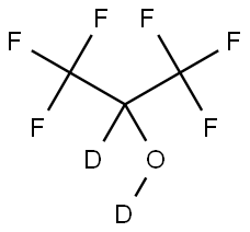 1,1,1,3,3,3-六氟代-2-氘代丙醇 结构式