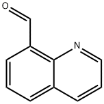 8-キノリンカルボキシアルデヒド 化学構造式
