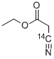 ETHYL CYANOACETATE, [CYANO-14C] Struktur