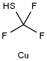 トリフルオロメタンチオール銅(I) 化学構造式