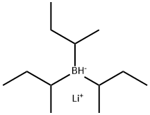 リチウムトリ-sec-ブチルボロヒドリド (21%テトラヒドロフラン溶液, 約1.0mol/L) 化学構造式
