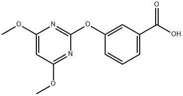 3-[(4,6-甲氧基嘧啶-2-基)氧基]苯甲酸,387350-58-5,结构式