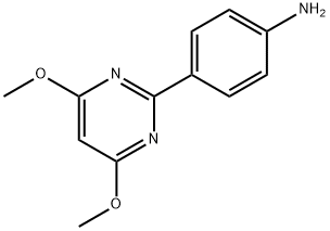 4-(4,6-DIMETHOXYPYRIMIDIN-2-YL)ANILINE
 Structure