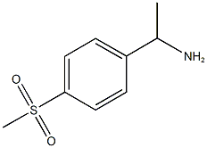 ALPHA-METHYL-4-(METHYLSULFONYL)BENZYLAMINE
 Struktur