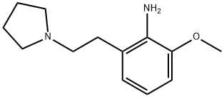 2-甲氧基-6-(2-(吡咯烷-1-基)乙基)苯胺, 387358-44-3, 结构式