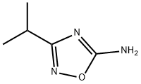 3-异丙基-1,2,4-恶二唑-5-胺, 3874-89-3, 结构式