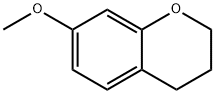 3,4-二氢-7-甲氧基-2H-1-苯并吡喃, 3875-77-2, 结构式