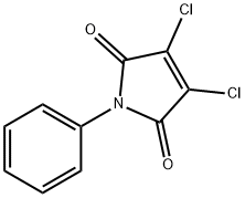 2,3-二氯-N-苯基马来酰亚胺,3876-05-9,结构式