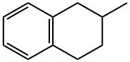 2-メチル-1,2,3,4-テトラヒドロナフタレン 化学構造式