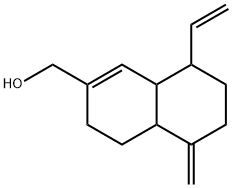 8-Ethenyl-3,4,4a,5,6,7,8,8a-octahydro-5-methylene-2-naphthalenemethanol Struktur