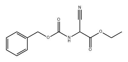 ETHYL N-(BENZYLOXYCARBONYL)-AMINOCYANOACETATE Structure