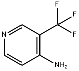 4-アミノ-3-(トリフルオロメチル)ピリジン 化学構造式