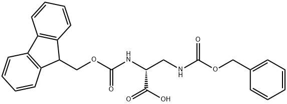 FMOC-D-DAP(Z)-OH Struktur