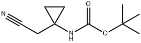 Carbamic acid, [1-(cyanomethyl)cyclopropyl]-, 1,1-dimethylethyl ester (9CI) Structure