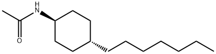 N-ACETYL-4-N-HEPTYLCYCLOHEXYLAMINE Struktur