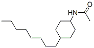 N-ACETYL-4-N-OCTYLCYCLOHEXYLAMINE Structure