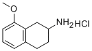 2-AMINO-8-METHOXY-1,2,3,4-TETRAHYDRONAPHTHALENE HCL Struktur