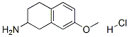 2-氨基-7-甲氧基四氢萘盐酸盐, 3880-78-2, 结构式