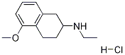 1,2,3,4 tetrahydro-5-Methoxy -N- ethyl 2-napthalenaMine HCl Struktur