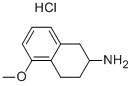 2-氨基-5-甲基四氢萘盐酸盐, 3880-88-4, 结构式
