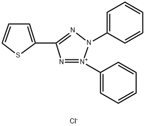 2,3-DIPHENYL-5-(2-THIENYL)TETRAZOLIUM CHLORIDE Structure