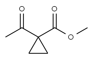 1-乙酰基环丙烷羧酸甲酯, 38806-09-6, 结构式