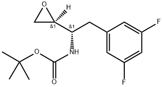 ERYTHRO-N-BOC-L-3,5-DIFLUOROPHENYLALANINE EPOXIDE Struktur
