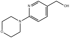 (6-モルホリノ-3-ピリジニル)メタノール 化学構造式