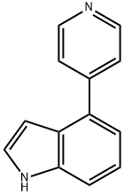 4-(4-PYRIDINYL)-1H-INDOLE, 388116-28-7, 结构式