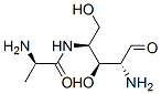 (R)-2-amino-4-[(2-aminopropionyl)amino]-2,4-dideoxy-L-arabinose, 38819-28-2, 结构式