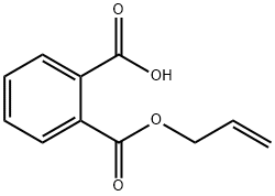 邻苯二甲酸单烯丙基酯 结构式