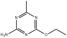4-エトキシ-6-メチル-1,3,5-トリアジン-2-アミン 化学構造式