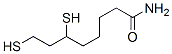 6,8-bis-sulfanyloctanamide, 3884-47-7, 结构式
